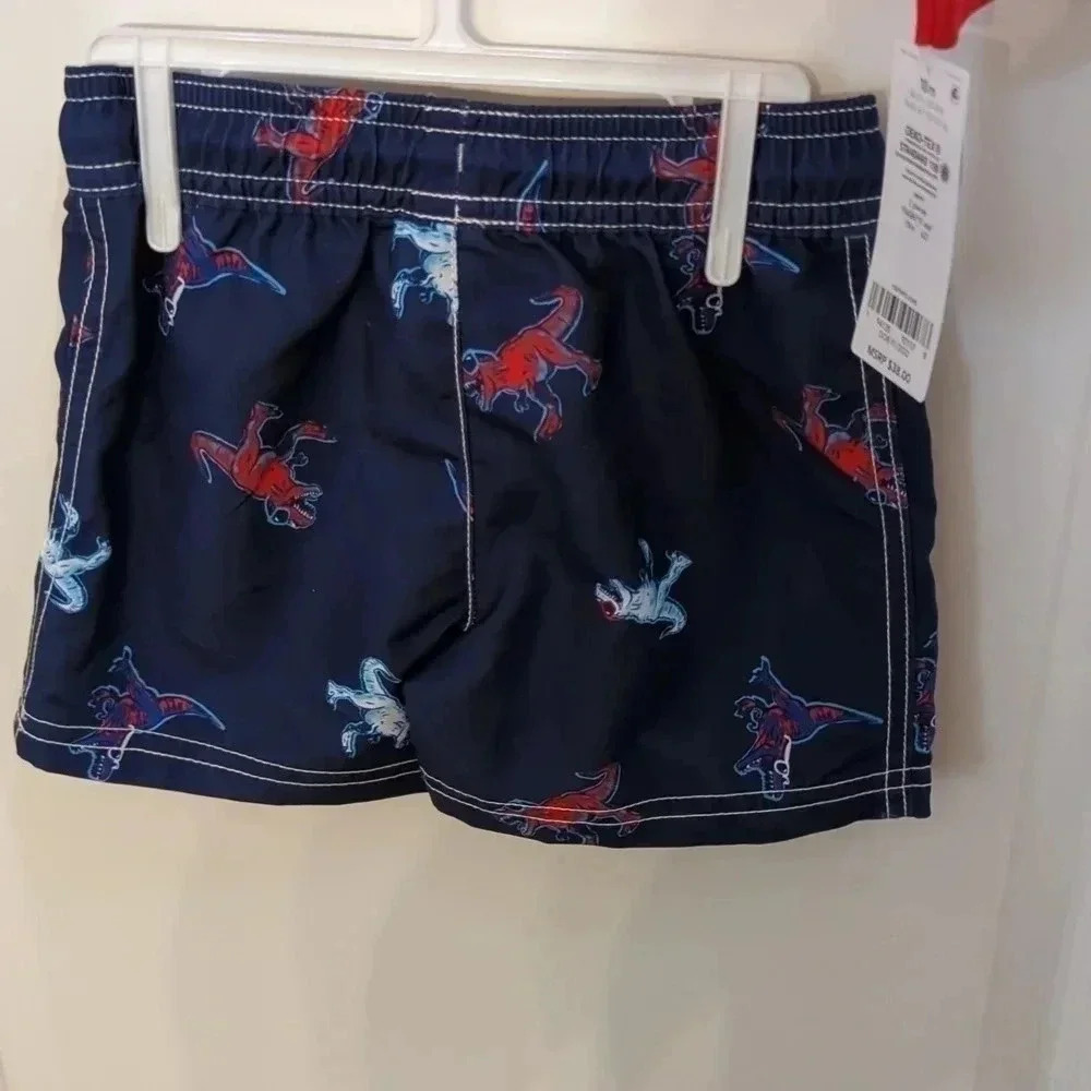 Carter's Dino Rash Guard & Swim Trunk set - Picture 4 of 5
